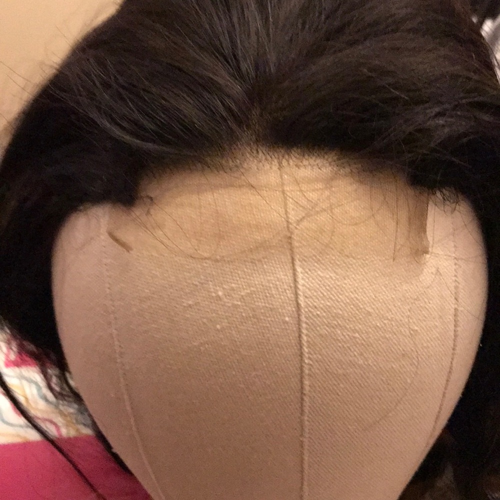 SOLD. 100% human hair 22inch straight lace wig - Picture 6 of 9